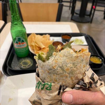 Chile Poblano Burrito