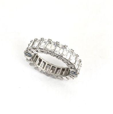 Platinum and Diamond Eternity Band