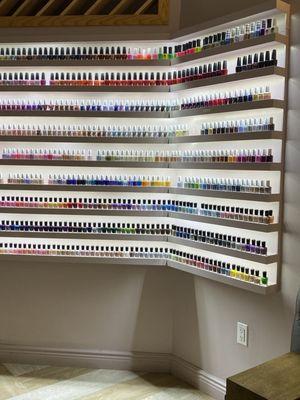 Varieties of nail polish