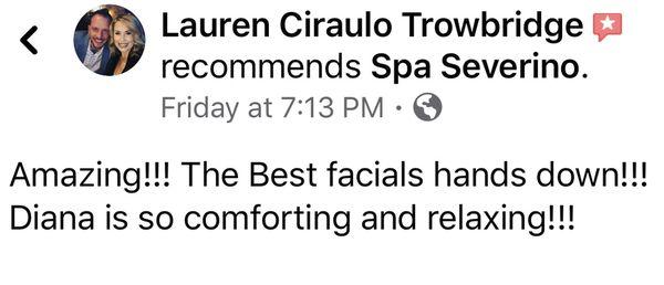 Facebook review by Lauren C