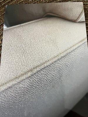 Damaged couch