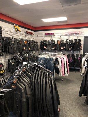 Huge selection of womens vests, chaps, and jackets