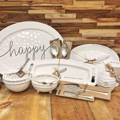 Mud Pie servingware and gifts!