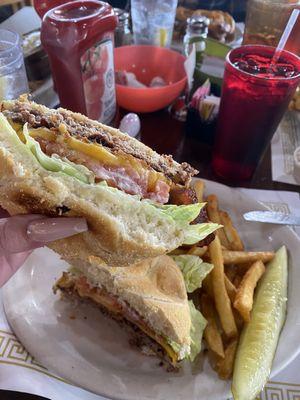 Bacon cheeseburger