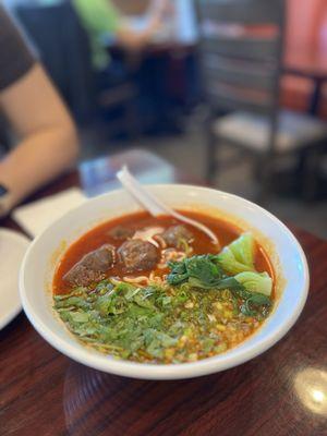 Spicy Braised Beef Noodle Soup - @rayz