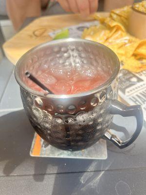 Blueberry Moscow mule