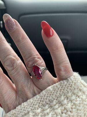 Vintage Ruby Ring