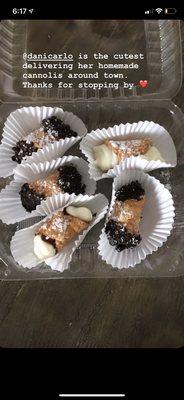 Assorted Cannolis