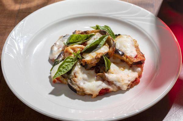 Parmigiana of eggplant