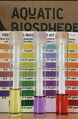 Results from a water test  from a biosphere from learning express showed High Nitrates High Nitrites slight ammonia. 3 harmful compounds