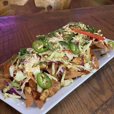 Thai Chicken Nachos