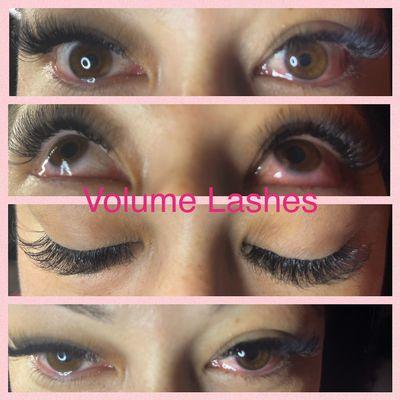 Natural looking light volume lashes! Book your appointment today!