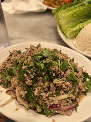 Larb Lettuce Wraps