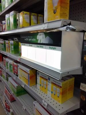 Nice CFL lighting display.