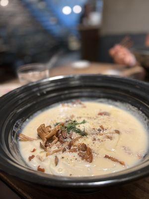 Truffle crab cream udon