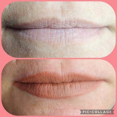 Before & After Lip Blush