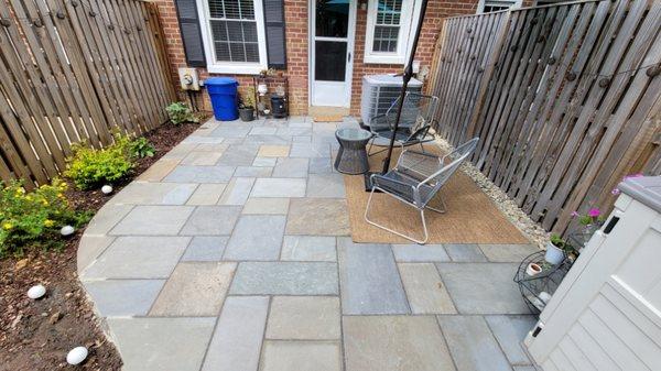 Flagstone patio