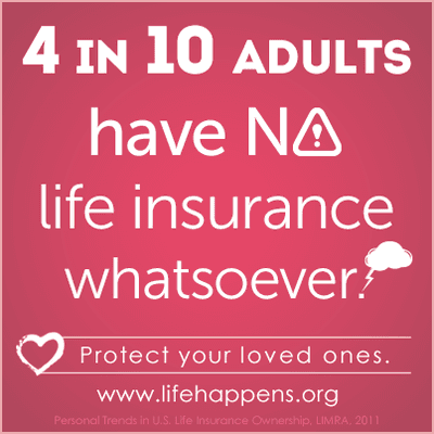 September is Life Insurance Awareness Month - please don't be on of the four!