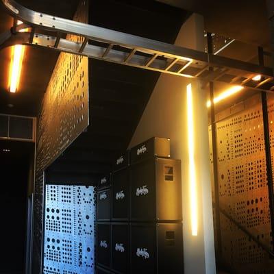 All the amps you can handle!  We do music studios too.  This photo came from a project in Santa Monica.