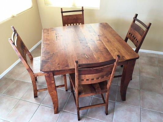 Beautiful mesquite chairs!