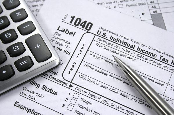 Income Tax forms.