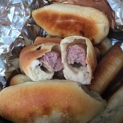 Pig in the blankets (sausage kolaches)