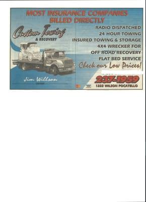 Custom Towing & Recovery