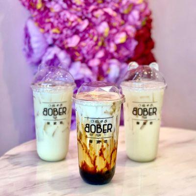 BOBER Signature Milk Tea (Rate: 5/5) & Jasmine Milk Tea (Rate: 3/5)