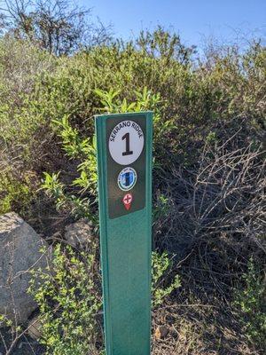 Quail Hill to Serrano Ridge ... from Starbucks totaled 7mi hike. Nice views, some good incline at points