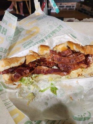 BLT sandwich from Subway on NE 14th.