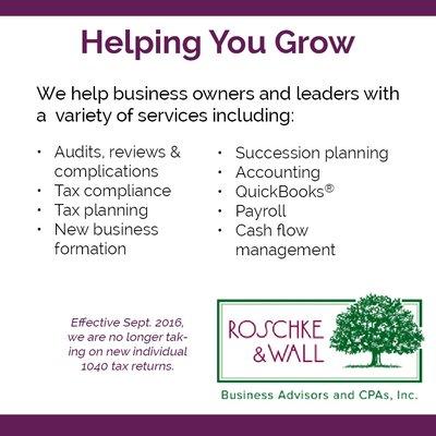 Helping You Grow - our services