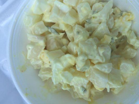 The worst potato salad I've ever had.. this is the old fashioned version they said is homemade