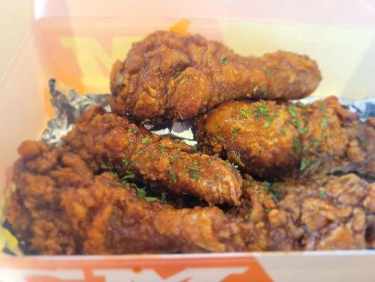 Close up of tikku chicken