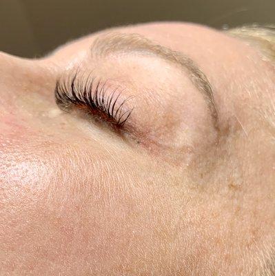 Curly lash lift