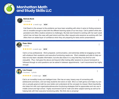 Read some of our family reviews!