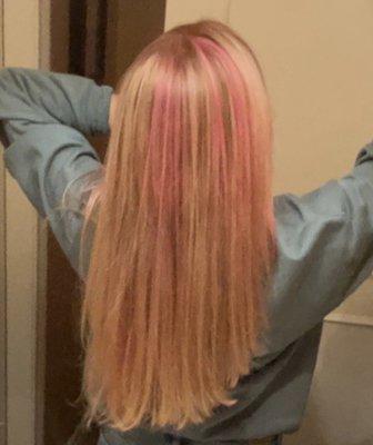 New pink & blonde hair :)