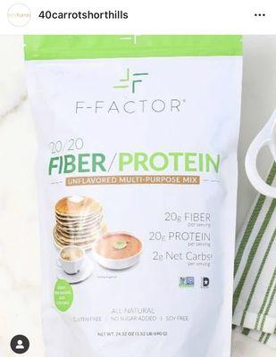 We sell all f factor powders and bars!