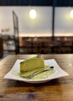 Macha cake