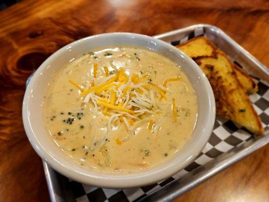 Homemade Broccoli Cheddar Soup