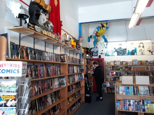 Well-supplied with comics & comic collections