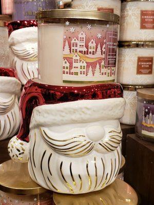 Santa Candle holder.