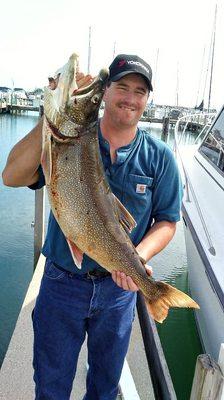 Nice lake trout caught aboard playin hooky