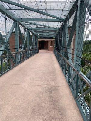 Bridge from the garage to Disney Springs