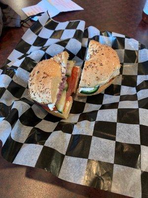 $3.50 bagel sandwich special