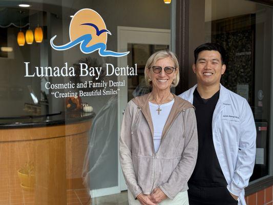 Dr. Van de Velde and Dr. Gong, your friendly neighborhood dentists!