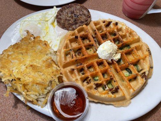 Jalapeño Bacon Cheddar Waffle