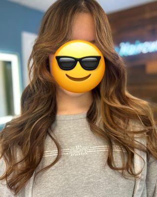 Haircut & balayage