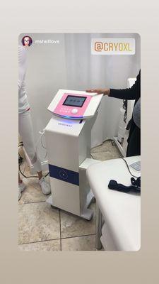 Our Cryoskin 4.0 machine