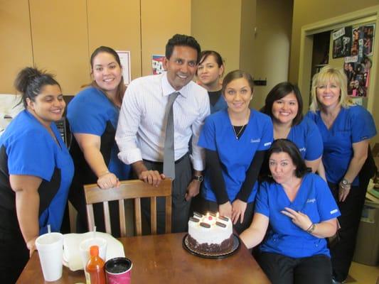 Celebrating Dr. Patel's birthday!