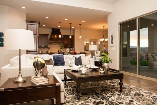 Custom family room | By Dennis Miller Homes